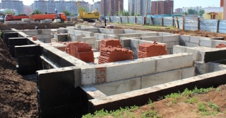 Фундаменты промышленных зданий в Сорочинске цена от 24440 руб. - заказать строительство фундамента промздания под стальные колонны